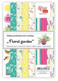 Set di carte per scrapbooking Floral garden 21 x 29.7 cm — immagine 2