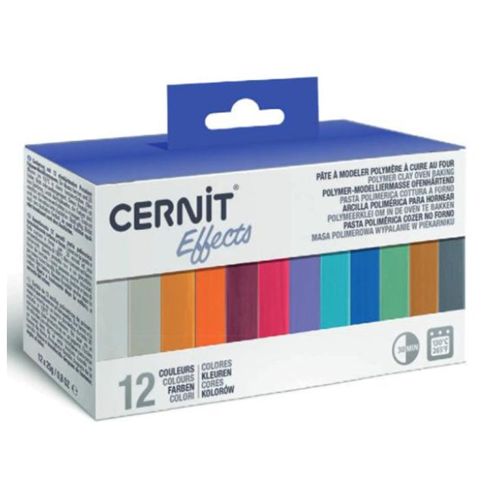 Set Cernit di argilla polimerica 12x25 g