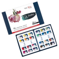 Set acquerelli ROSA GALLERY Botanical, confezione in cartone