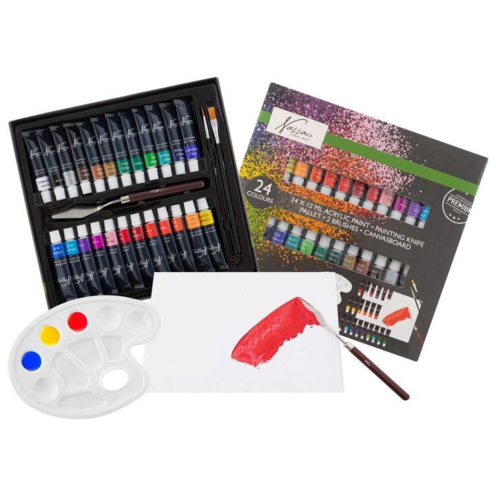 Set di colori acrilici Nassau Fine Art 29 pz — immagine 1