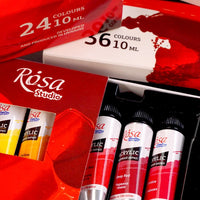 Colori acrilici ROSA STUDIO, set completo per pittura