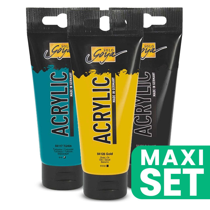 Set di colori acrilici Solo Goya 3x100 ml - Greek Holiday