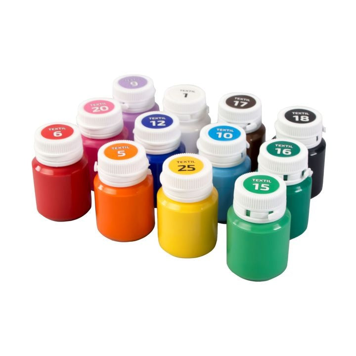 Set di colori acrilici per tessuti CAT