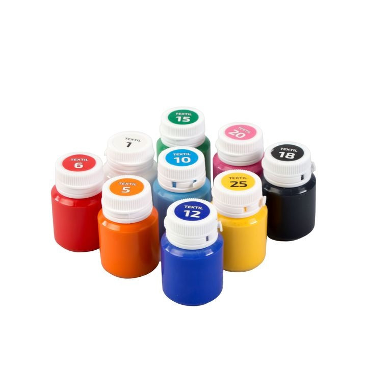 Set di colori acrilici per tessuti CAT