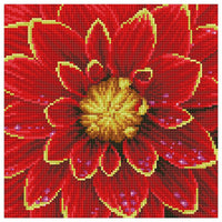 Set con perline Diamond Painting - Dalia 30,5 x 30,5