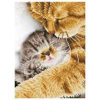 Set con perline Diamond Painting Momento dolce 30 x 41