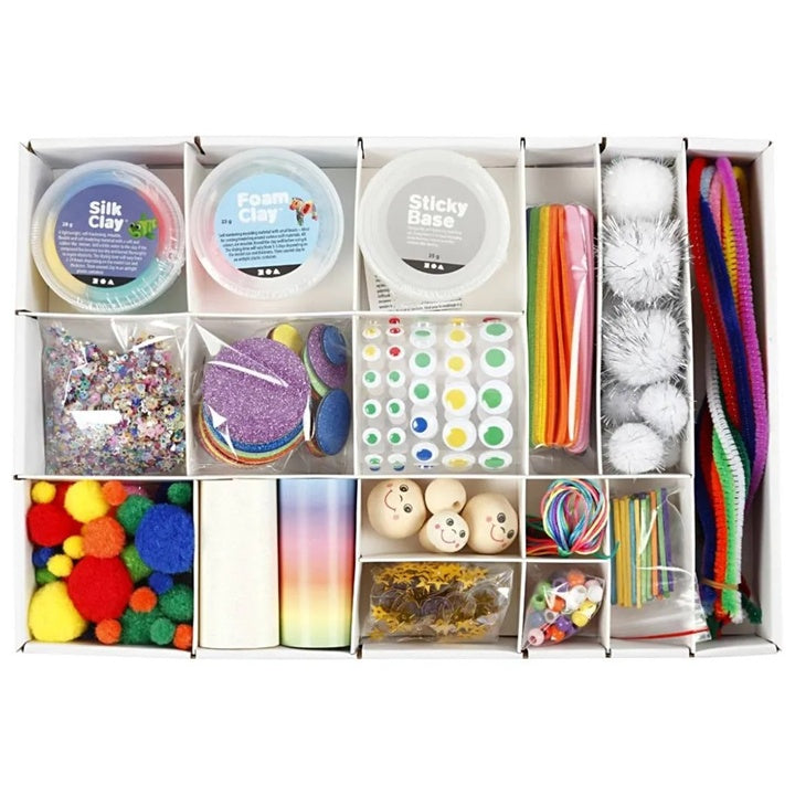 Set creativo arcobaleno - Mix di materiali