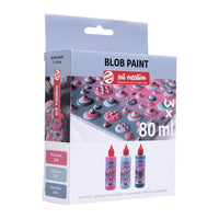 Set creativo Art Creation Blob Paint rosa 3 x 80 ml