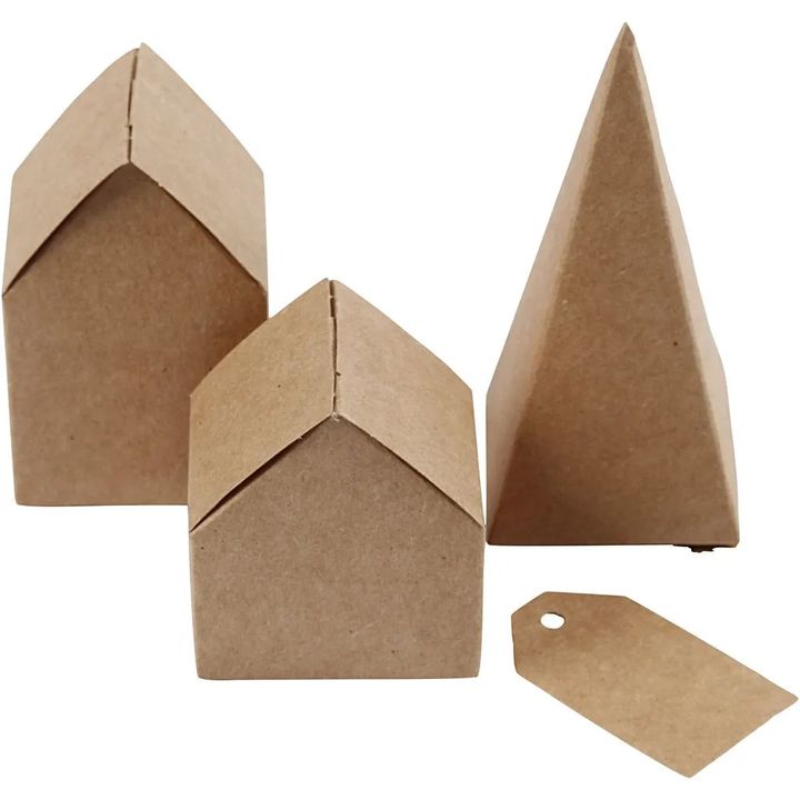 Set creativo di carta Case e alberi — immagine 3