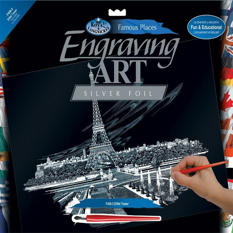 Set creativo per cesellatura A3 - Parigi