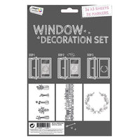 Set creativo per decorare le finestre 6 pz