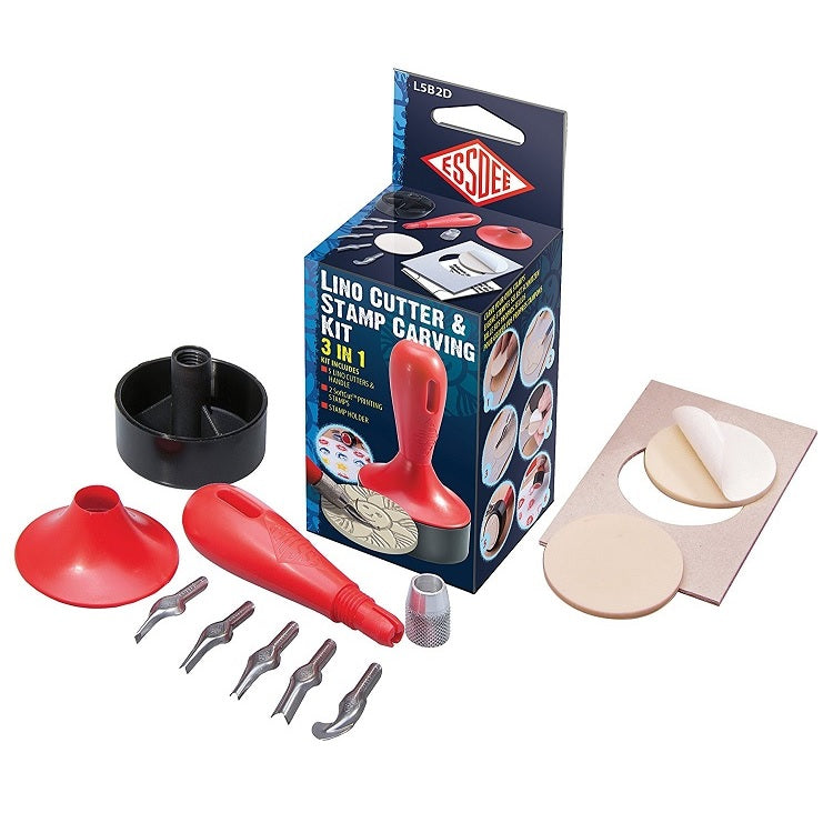 Set creativo per linoleografia ESSDEE - 8 pezzi