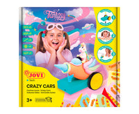 Set creativo per modellare JOVI Tech Crazy Cars Fantasia 14 pz