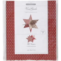 Set per la creazione di stelle 3D in carta