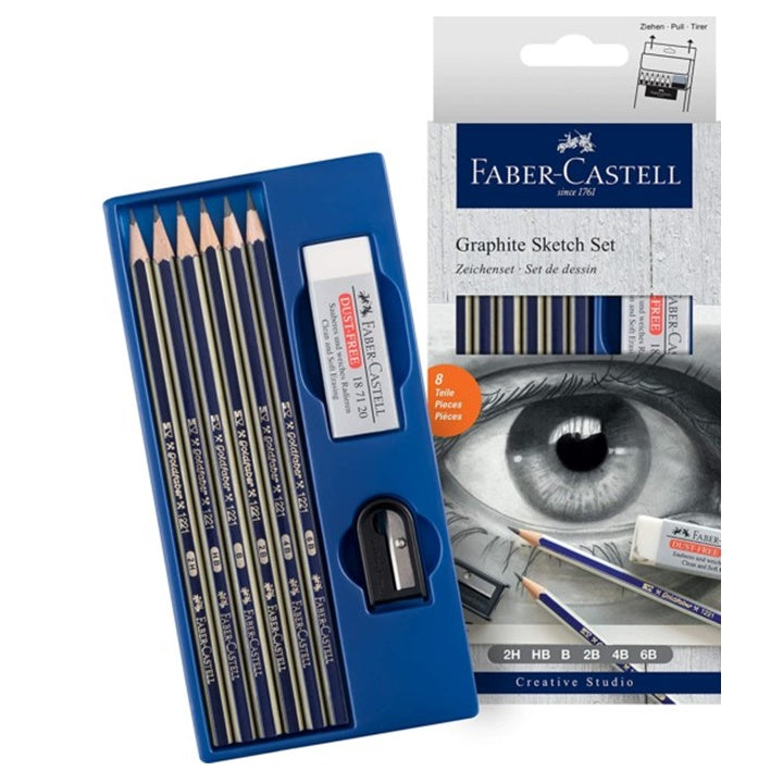 Set da disegno Faber-Castell - 8 pezzi