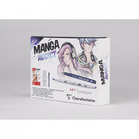 Set da disegno manga CLAIREFONTAINE Manga Addict Tombow A5 - 50 fogli
