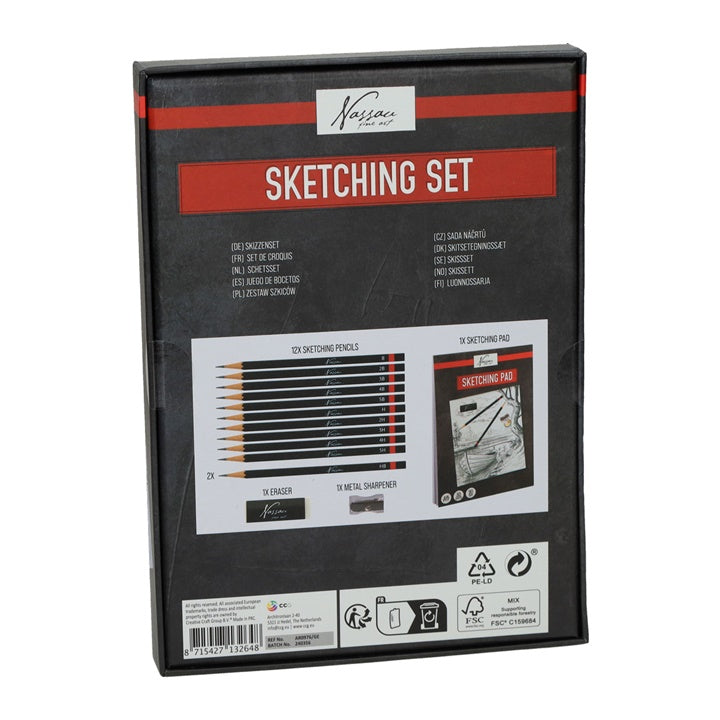 Set da disegno Nassau 15 pezzi