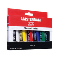 Set dei colori acrilici AMSTERDAM STANDARD SERIES - 6x20ml