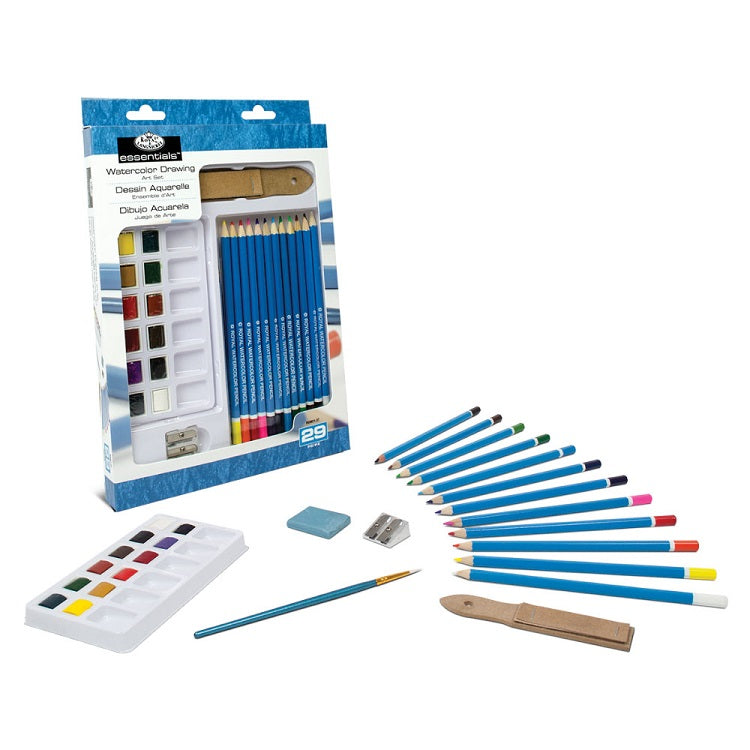 Set dei colori ad acquerello Royal & Langnickel Essentials - 29 pezzi