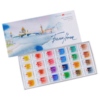 Set dei colori ad acquerello White Nights 24 pezzi
