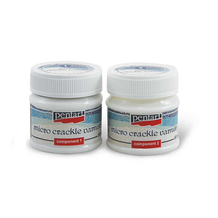 Set dei componenti per effetto cracklè - 50+50 ml