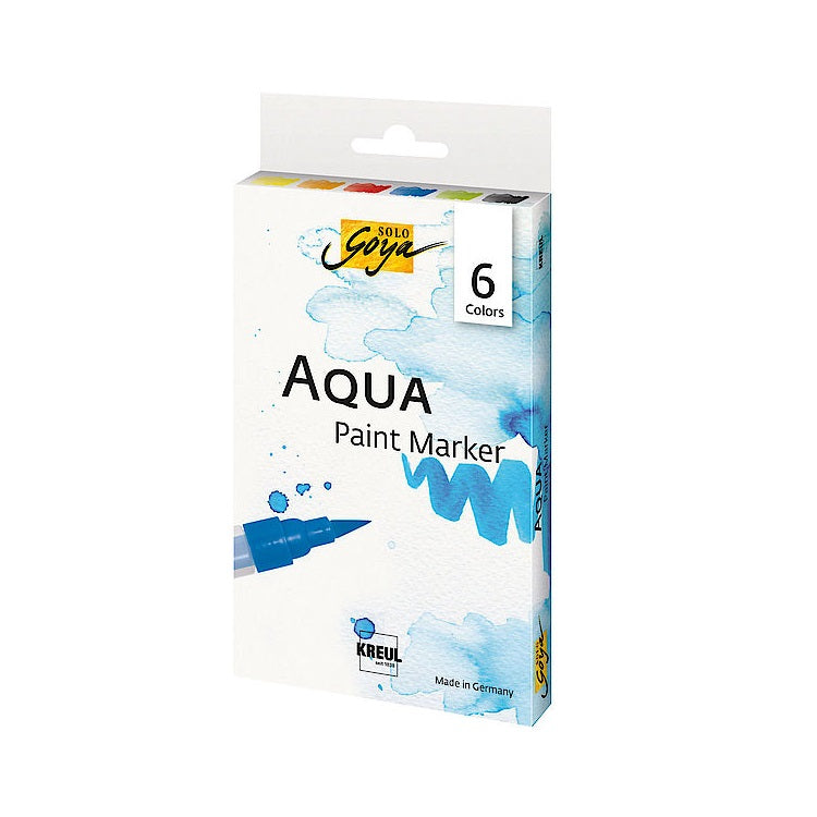 Set dei pennarelli ad acquerello Aqua Solo Goya - 6 pezzi