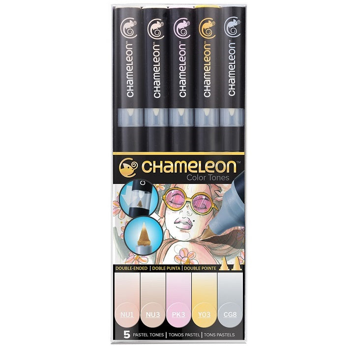 Set dei pennarelli Chameleon 5 pezzi - Pastel Tones