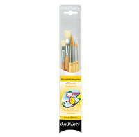Set dei pennelli da Vinci JUNIOR 4211 per scuola e hobby - 5 pezzi