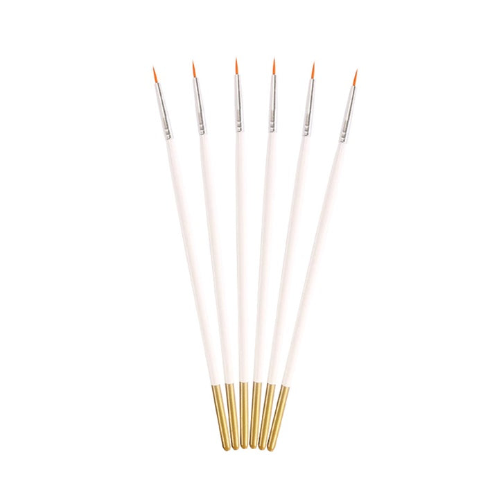 Set dei pennelli per contorni - 6 pezzi | dimensioni diverse