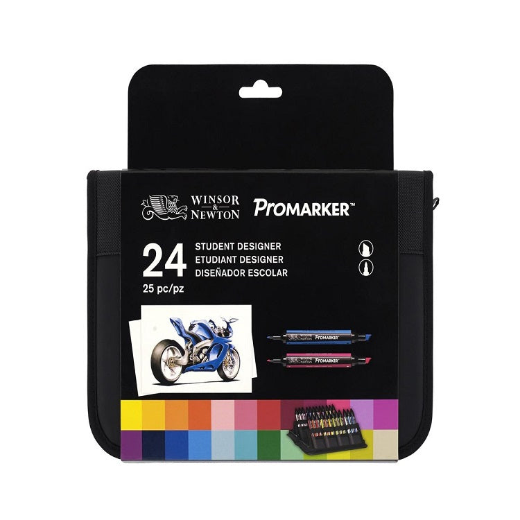 Set di 25 pennarelli Winsor & Newton Promarkers nell'astuccio