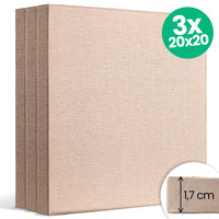 Set di 3 tele di pittura NATURA ECO