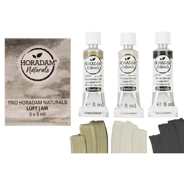 Set di acquerelli Trio Air HORADAM Naturals