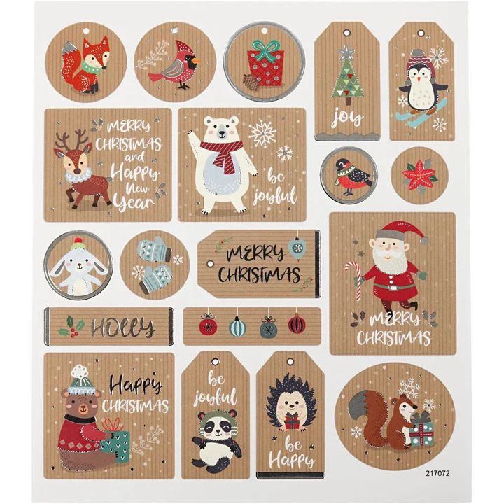 Set di adesivi natalizi 19 pz — immagine 2