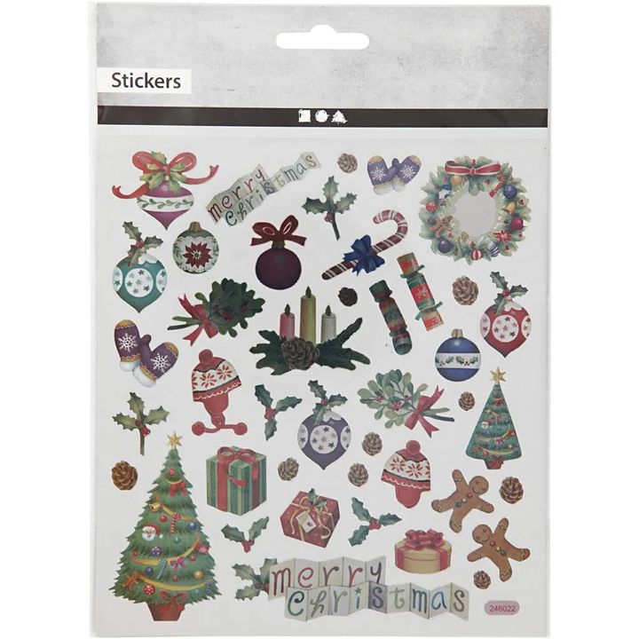 Set di adesivi natalizi 41 pz