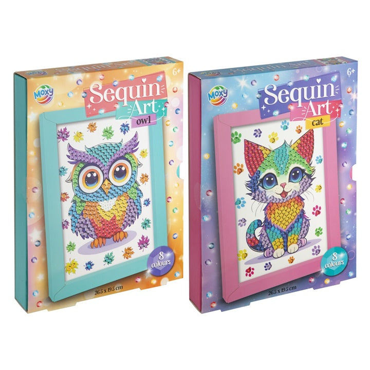 Set di artigianato in paillettes – Gattino