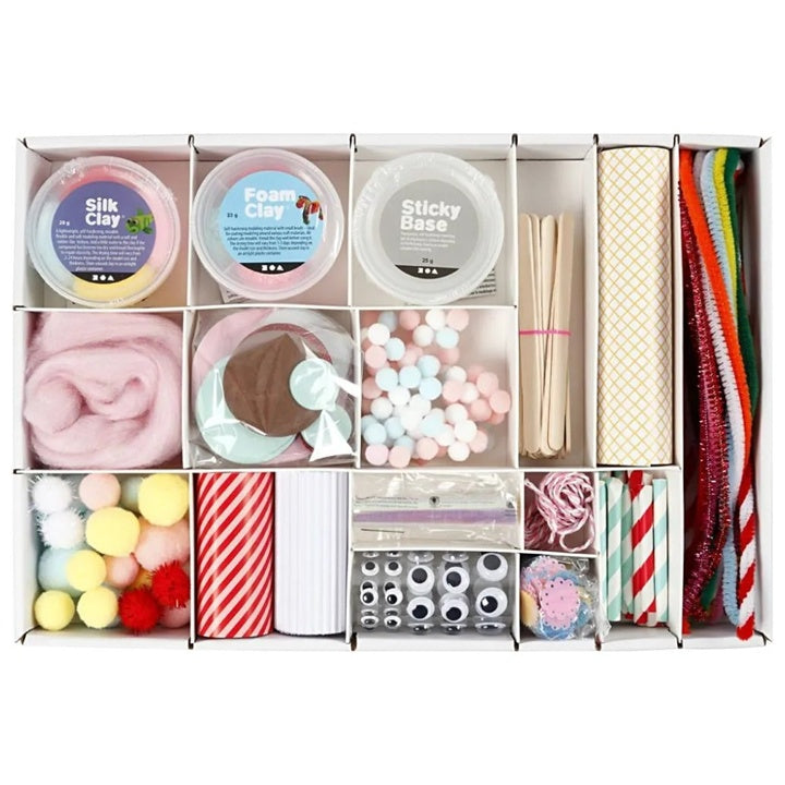Set di caramelle creative - Mix di materiali