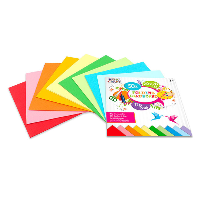 Set di carta colorata 50 pezzi | selezionare la dimensione