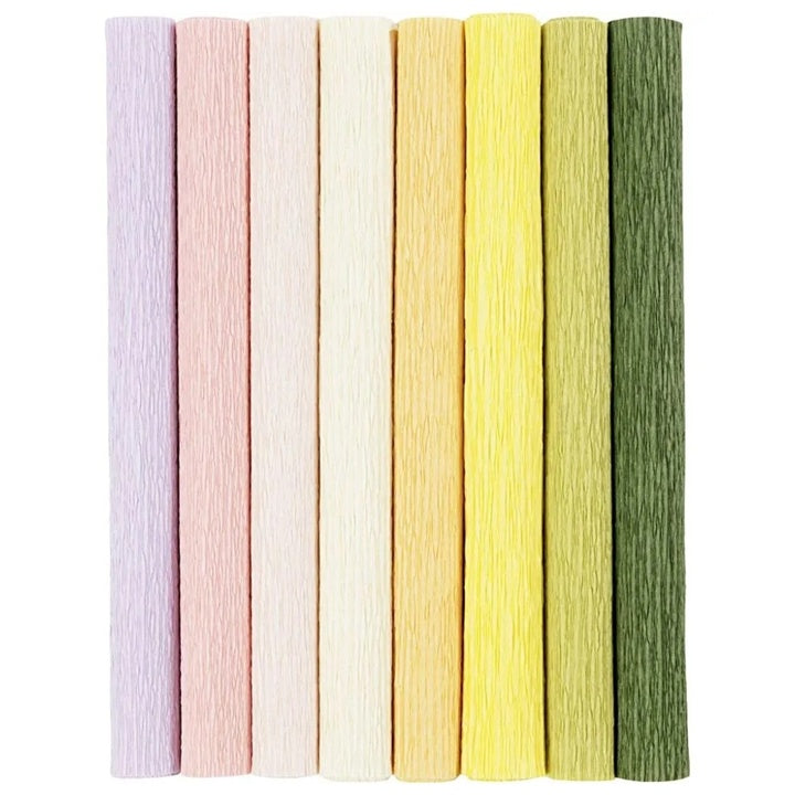 Set di carta crespa | Vari colori - pastello