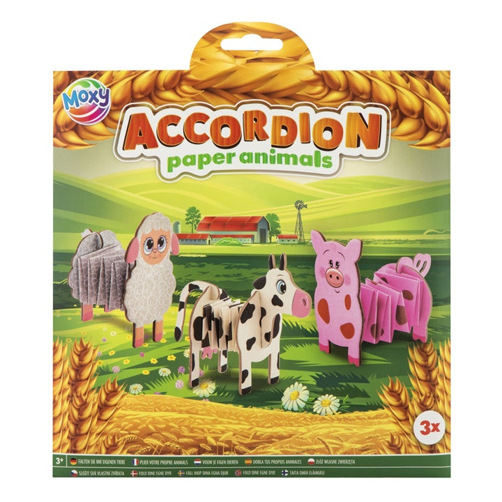 Set di carta per animali della fattoria fai da te