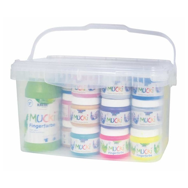 Set di colori a dita MUCKI - KREUL / Big Box 20 pezzi
