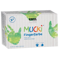 Set di colori a dita MUCKI - KREUL set 6 x 150 ml