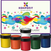 Set di colori a guazzo classici di Kompozit