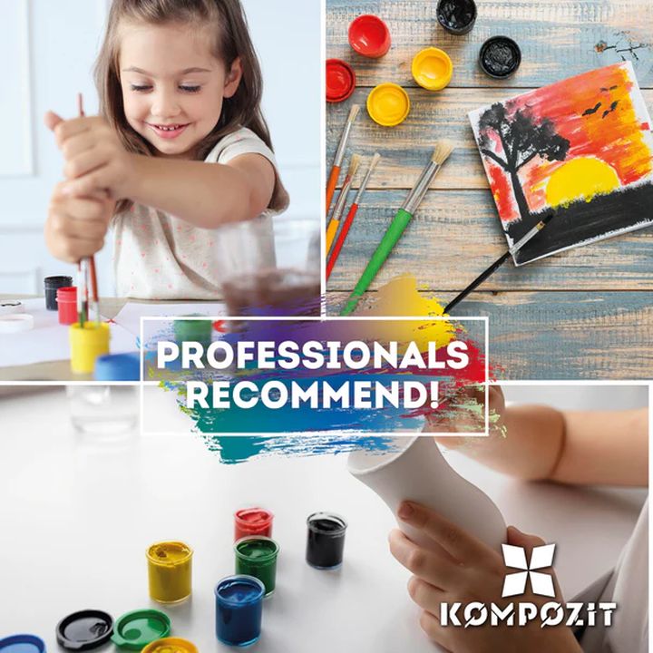Set di colori a guazzo classici di Kompozit