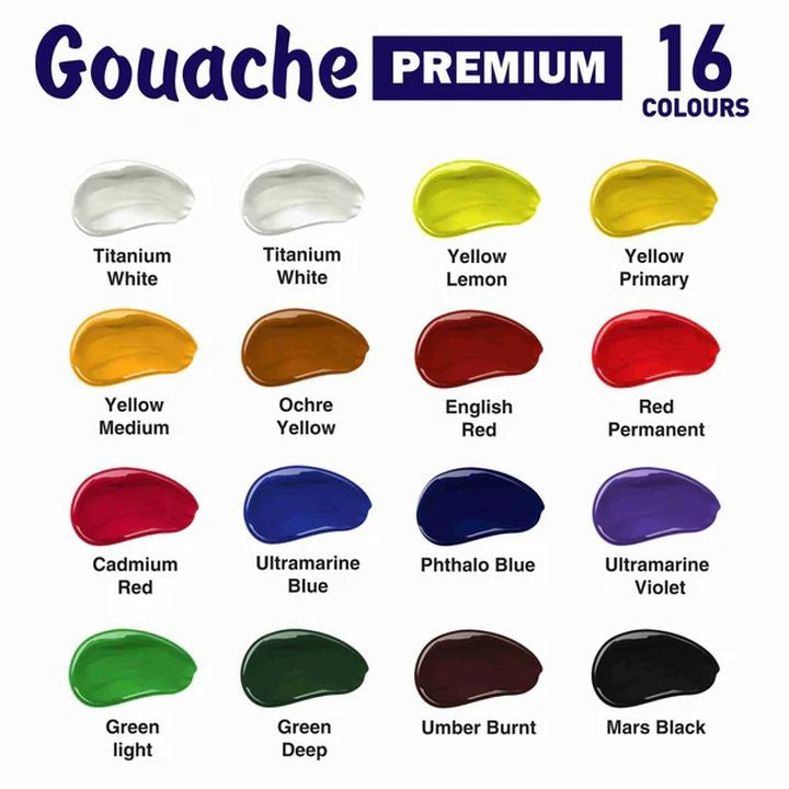 Set di colori a guazzo compositi ART Premium