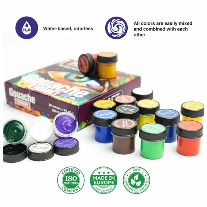 Set di colori a guazzo compositi ART Premium