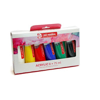 Set di colori acrilici ArtCreation ESSENTIALS 6 x 75 ml