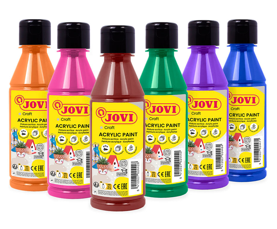 Set di colori acrilici JOVI Jovidecor 6 x 250 ml – variante B