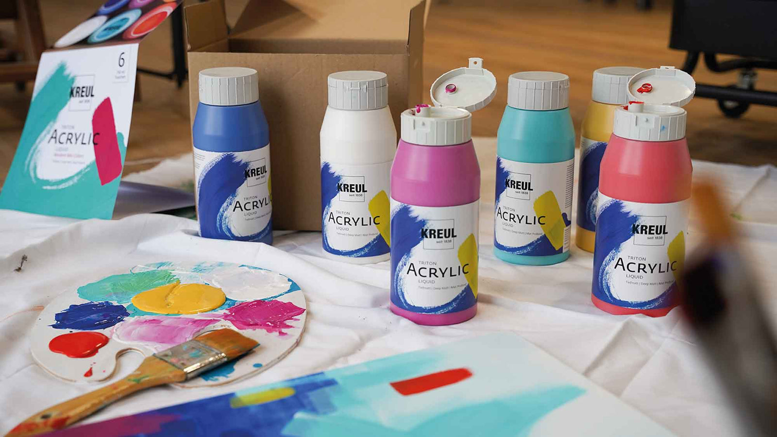 Set di colori acrilici KREUL Triton