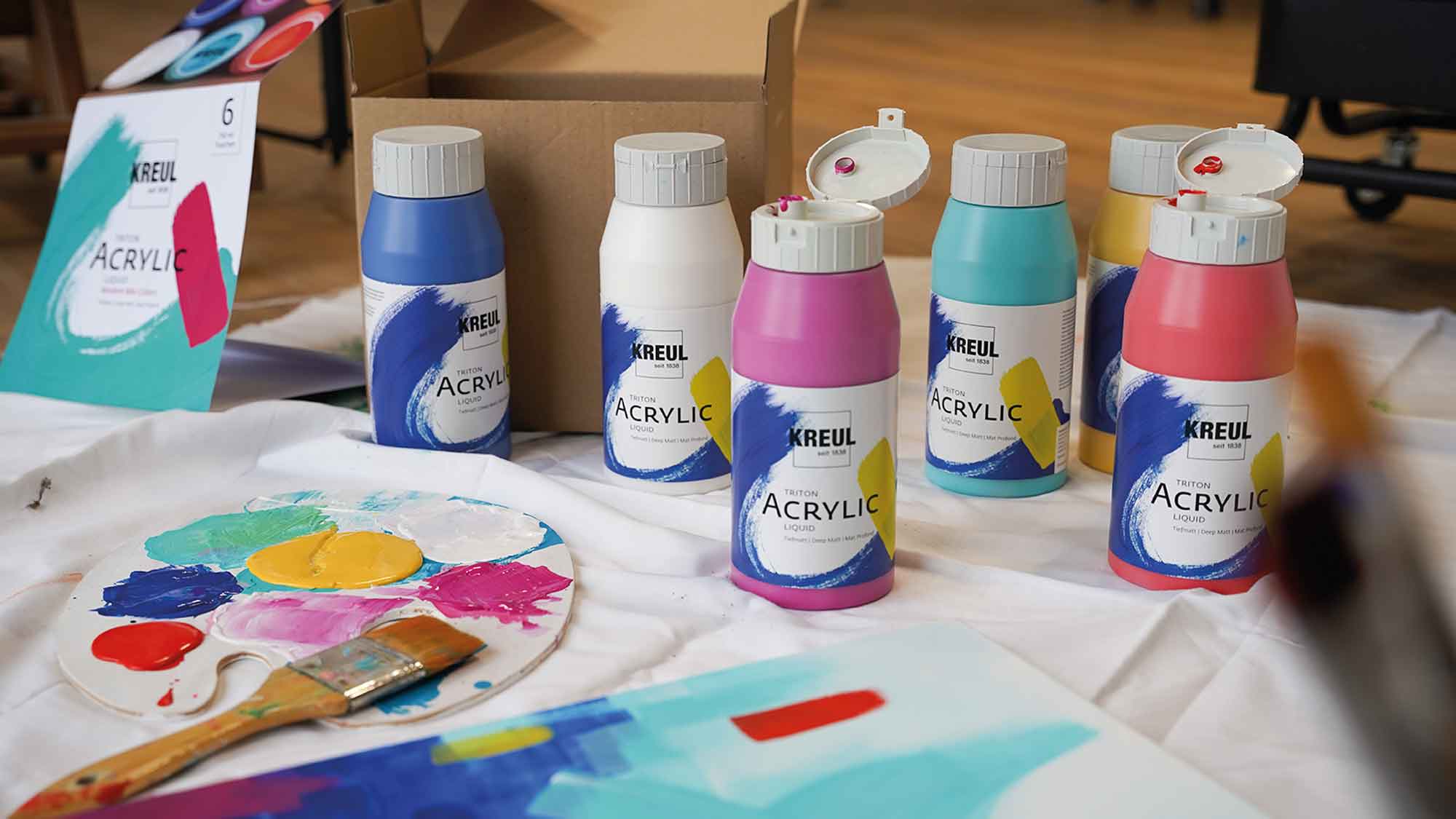 Set di colori acrilici KREUL Triton