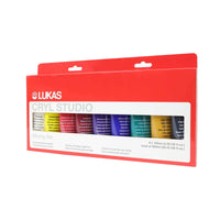 Set di colori acrilici LUKAS Cryl Studio 9 x 100 ml